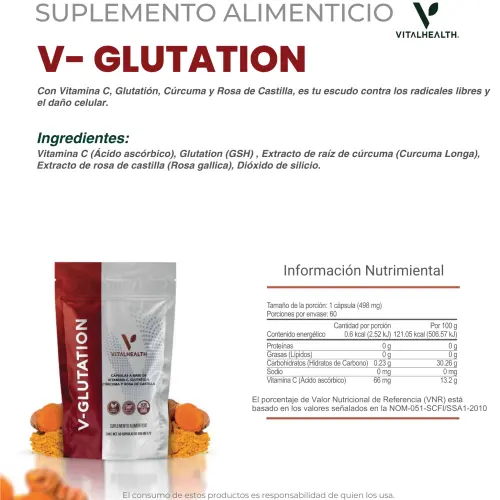 V-GLUTATION VitalH|Antioxidante celular natural's photo #1